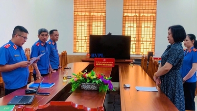 Former head of the Civil Enforcement Department of Dong Hoi City has been prosecuted and taken into custody.