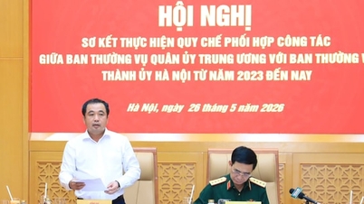 Berita khas dalam penerbitan Hanoi Moi, 27 Mei 2026.