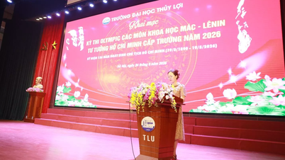 L'Università delle Risorse Idriche ha inaugurato la Competizione Olimpica 2026 nelle Scienze Marxiste-Leniniste e nel Pensiero di Ho Chi Minh.