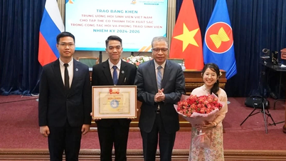 Il signor Bui Tuan Anh è il presidente dell'Associazione degli studenti vietnamiti in Russia per il secondo mandato.