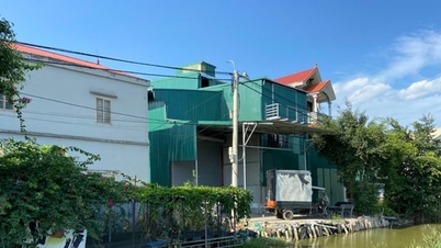 Il comune di Thuong Tin sta esortando le famiglie del villaggio di Ngoc Dong a cedere i terreni per la costruzione di un'area urbana dedicata allo sport.