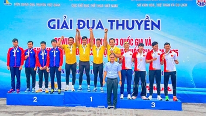 La squadra di canoa di Ca Mau ha vinto 10 medaglie nazionali.