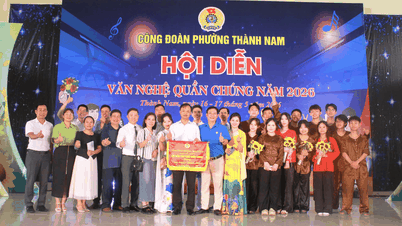 Il sindacato dell'Università di Tecnologia e Istruzione Nam Dinh ha partecipato al Festival di Arte e Cultura di Massa per i Lavoratori del 2026, organizzato dal sindacato del distretto di Thanh Nam.