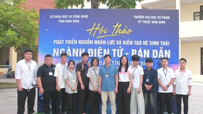 Secondo quanto riportato dal quotidiano Ninh Binh e dalla radio e televisione, l'Università di Tecnologia e Istruzione di Nam Dinh ha collaborato all'organizzazione di un seminario sullo sviluppo delle risorse umane nel settore dell'elettronica e dei semiconduttori.