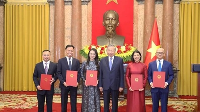 Generální tajemník a prezident To Lam předal rozhodnutí o jmenování pěti vietnamským velvyslancům v zahraničí.