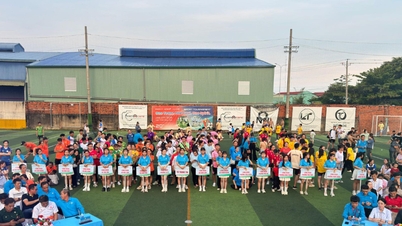 Festival sportivo per lavoratori, impiegati e operai del distretto orientale della provincia di Lam Dong.