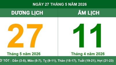 Calendario lunare per il 27 maggio 2026: Una giornata propizia, favorevole per iniziare nuovi progetti e intraprendere questioni importanti.