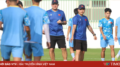 La nazionale vietnamita Under 17 è pronta per la partita decisiva contro la nazionale degli Emirati Arabi Uniti Under 17.