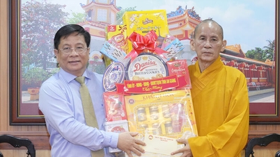 Il presidente del Comitato popolare della provincia di An Giang, Ho Van Mung, ha visitato il quartiere di Rach Gia per porgere le sue congratulazioni in occasione del compleanno di Buddha.