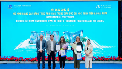 Mezinárodní experti sdílejí řešení pro implementaci EMI na Univerzitě Nguyen Tat Thanh.