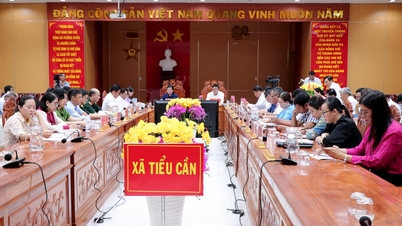 Tieu Can commune reviews one year of implementing the two-tiered local government system.