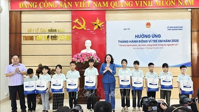 La vicepresidente Vo Thi Anh Xuan ha partecipato alla cerimonia di lancio del Mese d'azione per l'infanzia 2026.