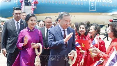 Il Segretario Generale e Presidente To Lam e sua moglie iniziano la loro visita ufficiale nel Regno di Thailandia.