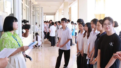 Gli studenti di Thai Nguyen si stanno preparando per l'esame di ammissione al decimo anno.