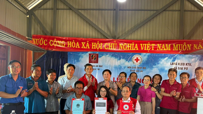 Das Provinzrotkreuz von Gia Lai hat eine Dorfpartnerschaft mit dem Dorf Kleo Ktu aufgebaut.