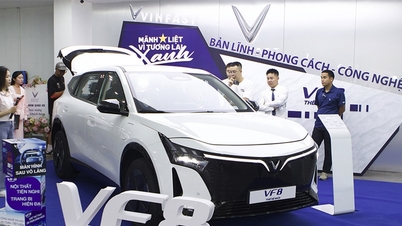 Nuova generazione di VinFast VF 8: accetta depositi a partire da 999 milioni di VND e presenta una serie di aggiornamenti tecnologici.