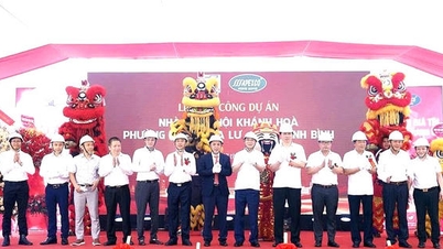 Sono iniziati i lavori di costruzione del progetto di edilizia sociale Khanh Hoa nel quartiere di Dong Hoa Lu, nella provincia di Ninh Binh.