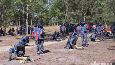 Wilayah Tentera Laut 3 menganjurkan pertandingan latihan untuk rekrut baharu.