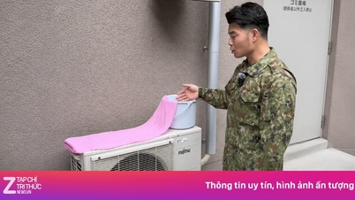 물통을 이용해 에어컨 전기료를 절약하는 방법.