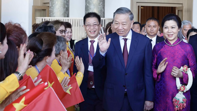 [Foto] Il Segretario Generale e Presidente To Lam incontra la comunità vietnamita in Thailandia