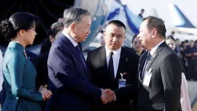 Secretarul general și președintele To Lam a sosit la Bangkok pentru a-și continua vizita oficială în Thailanda.