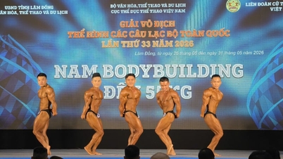 Cerimonia di apertura del Campionato nazionale di bodybuilding per club del 2026 a Lam Dong.