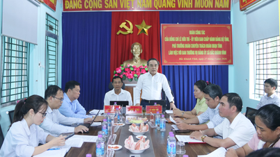 Le Huu Tri, stellvertretender Leiter des Ständigen Ausschusses der Delegation der Provinzialen Nationalversammlung, arbeitete mit dem Ständigen Ausschuss des Parteikomitees der Gemeinde Bac Khanh Vinh zusammen.