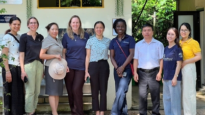 Lai Chau Women's Union conducts training on preventing and combating child trafficking and monitoring school sanitation projects.