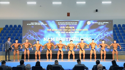 Dong Nai eyaletinden 40'tan fazla sporcu, Lam Dong'da düzenlenen Ulusal Vücut Geliştirme Şampiyonası'nda yarıştı.