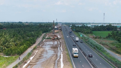 Removing land and material bottlenecks will accelerate the construction of the Ho Chi Minh City - Trung Luong - My Thuan expressway.