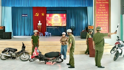 Kompetisi untuk pasukan keamanan dan perlindungan ketertiban akar rumput yang berprestasi di lingkungan Chi Lăng.