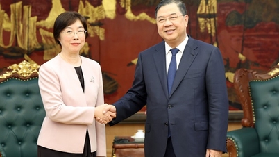 Il vice primo ministro permanente Pham Gia Tuc riceve il presidente della Banca asiatica per gli investimenti infrastrutturali.