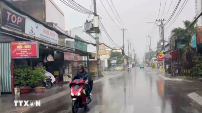 Previsioni meteo per il 28 maggio: le temperature scenderanno leggermente, con temporali in serata nel Vietnam settentrionale e meridionale.