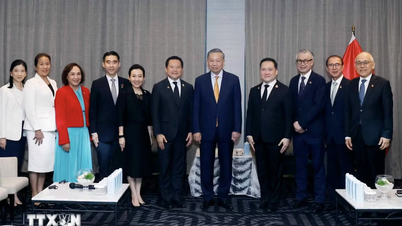 Sekretaris Jenderal dan Presiden menyambut baik perluasan investasi oleh sebuah perusahaan besar Thailand di Vietnam.