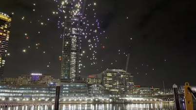 Australien: Bei der Demonstration Vivid Sydney 2026 fielen fast 90 Drohnen aus.