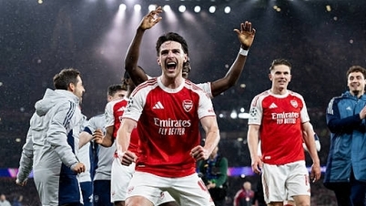 Co řekl Declan Rice poté, co si Arsenal zajistil účast ve finále Ligy mistrů?