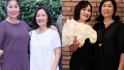 Umělkyně Hong Dao poslala lidové umělkyni Hong Van k jejím 60. narozeninám narozeninový pozdrav a prozradila, že jejich přátelství trvá od 80. let.