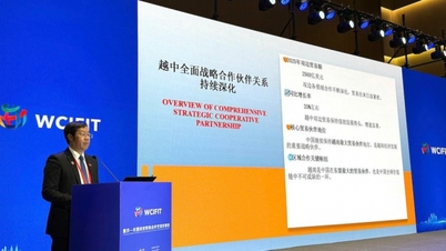 Consul General Bui Nguyen Long delivered a speech at the Chongqing-ASEAN Investment and Trade Cooperation Conference.