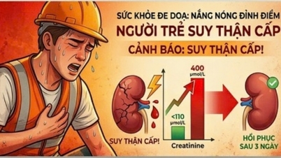 ภาวะไตวายเฉียบพลันหลังจากลืมดื่มน้ำเป็นเวลาหนึ่งวันในช่วงอากาศร้อน
