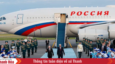 Le président russe Poutine effectue une visite d'État au Kazakhstan.