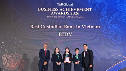 ธนาคาร BIDV ยังคงรักษาตำแหน่งธนาคารผู้รับฝากหลักทรัพย์ที่ดีที่สุดในเวียดนาม