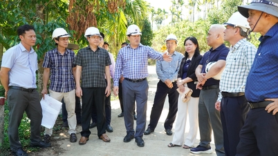 Phó Chủ tịch UBND tỉnh Trần Phước Hiền kiểm tra thực tế dự án thủy điện Sơn Màu 1 và Sơn Màu 2