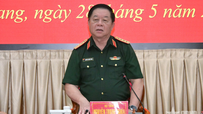 Il generale Nguyen Trong Nghia visita e collabora con la 330ª Divisione della Regione Militare 9.