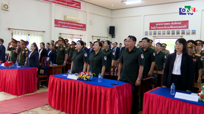 Cerimonia di commiato e di restituzione al Vietnam delle salme dei soldati caduti in Laos.