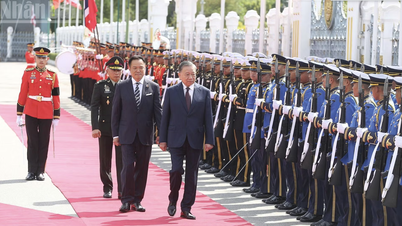 [Foto] Grandioasă ceremonie de bun venit pentru vizita secretarului general și președintelui To Lam în Thailanda