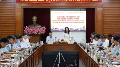 Thai Nguyen melepaskan momentum pembangunan dari bidang budaya, olahraga, dan pariwisata.