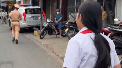La police de la circulation de la ville de Dong Nai est intervenue rapidement auprès d'une candidate qui s'était rendue au mauvais endroit pour son examen.