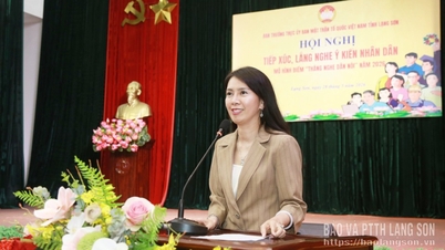 El Comité Permanente del Frente de la Patria de Vietnam de la provincia se reunió con los habitantes de la comuna de Huu Lung y escuchó sus opiniones.