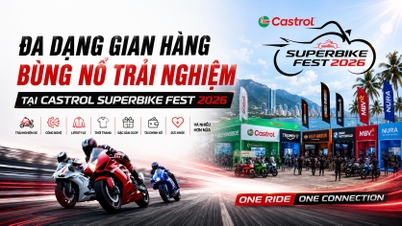 Độc đáo trải nghiệm gian hàng tại Castrol Superbike Fest 2026