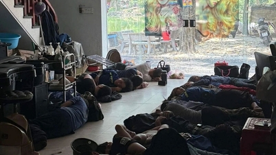 Bei brütender Hitze von fast 40 Grad Celsius haben die Aktionen eines Paares aus der Provinz Bac Ninh viralen Aufsehen erregt.